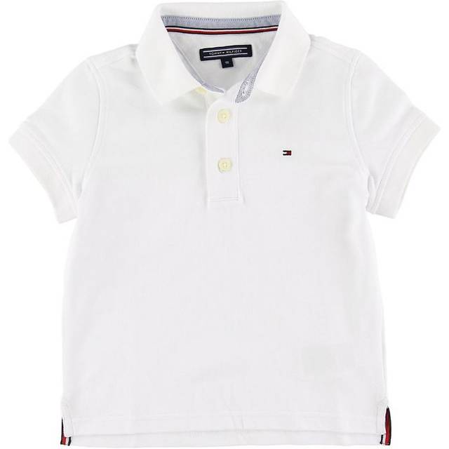 Tommy Hilfiger Boy's Classic Short Sleeve Polo Shirt - Bright White (KB0KB03975123)