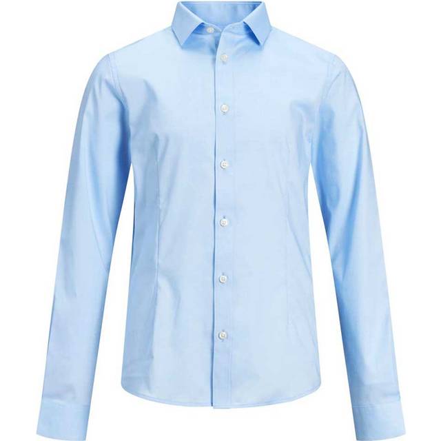 Jack & Jones Boy's Curved Hem Shirt - Blue/Cashmere Blue (12151620)
