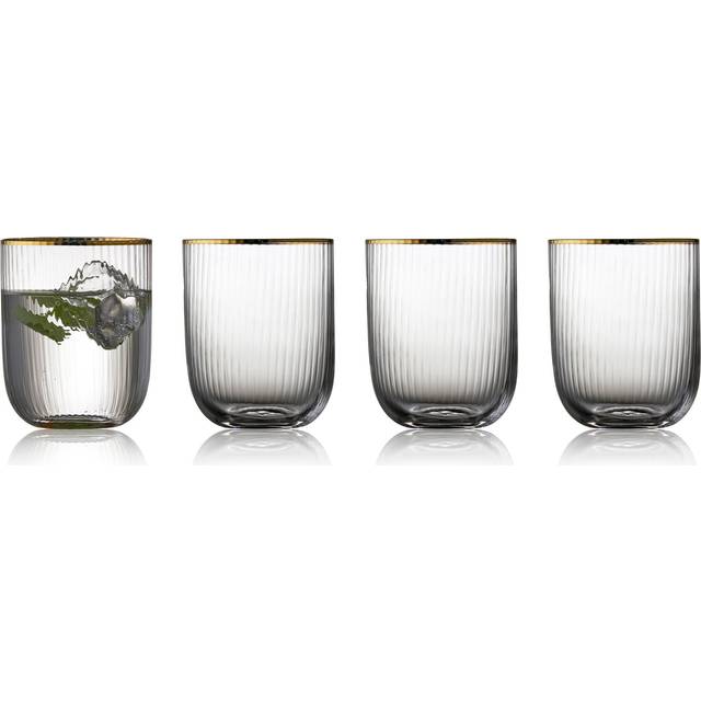 Lyngby Palermo Gold Tumblerglas 35cl 4stk