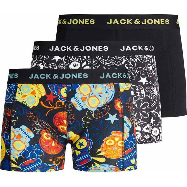 Jack & Jones Junior Boxer Shorts 3-pack - Black/Black (12189220)