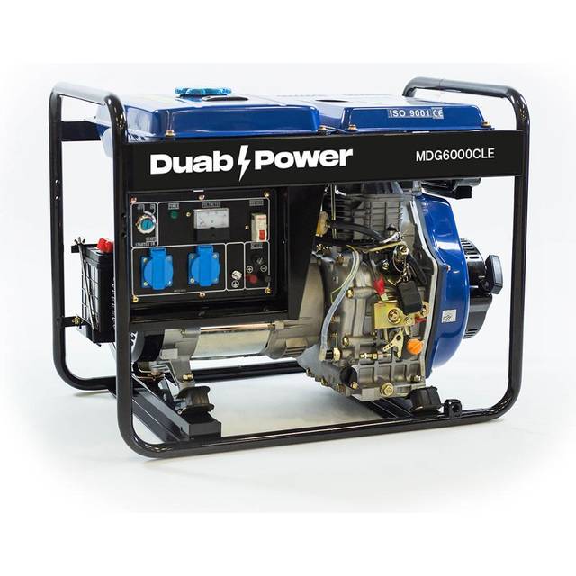 Duab-Power DUAB-POWER Generator MDG6000CLE 1-faset Diesel Fjernstart