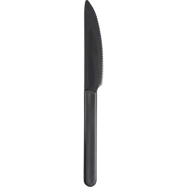 Abena Kniv plastik flergangs 18,7cm PP koksgrå 50stk/pak