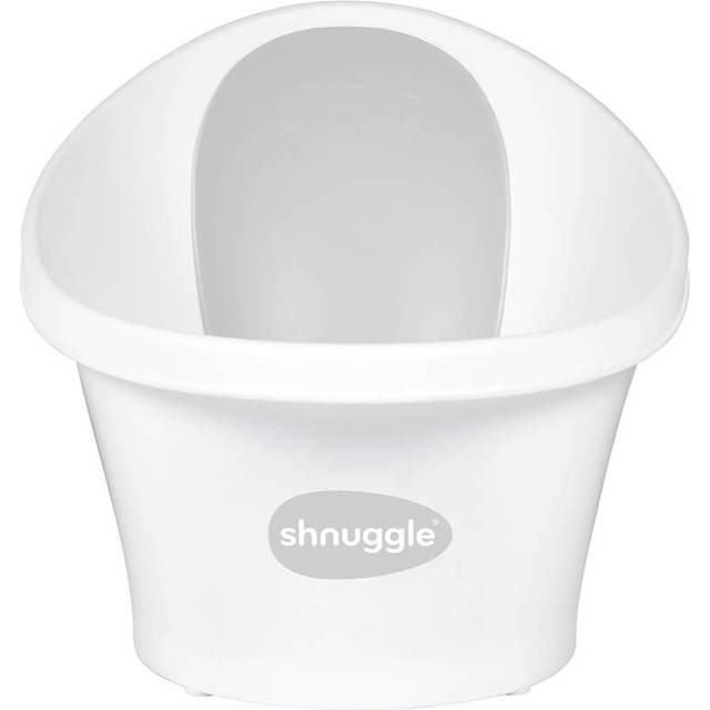 Shnuggle Baby badekar hvid/grå