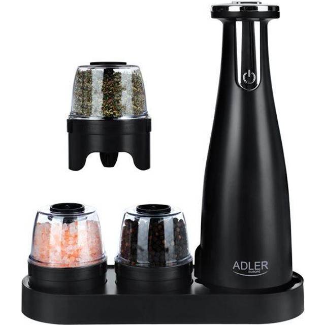 Adler Salt pepper grinder AD Peberkværn, Saltkværn 3stk 26.3cm