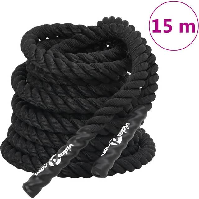 vidaXL Battle rope 15 m 11 kg polyester