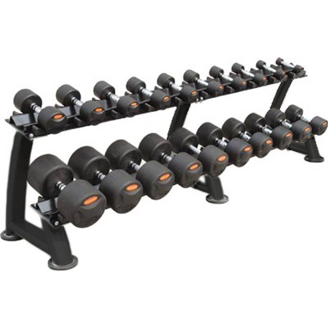 Peak Fitness Håndvægte 12-30 kg. inkl. stativ