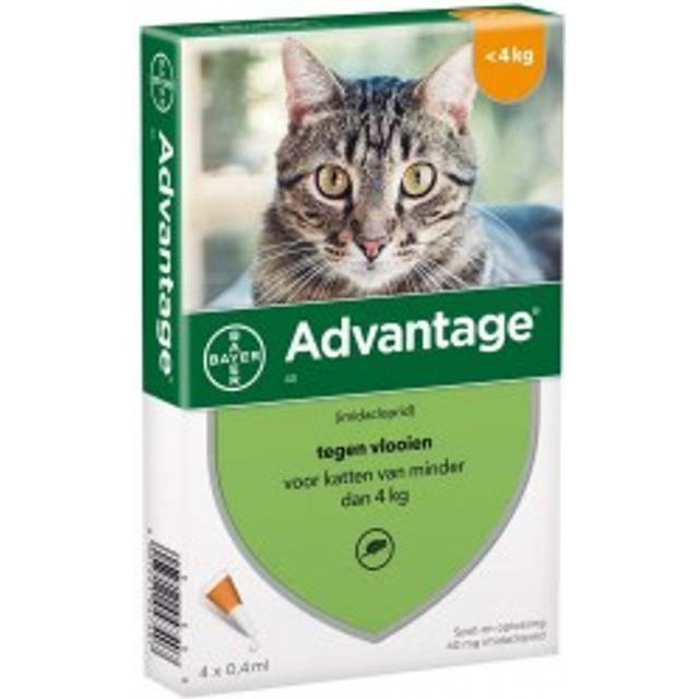 Advantage No. 40 Loppemiddel til Katte 3 Pcs