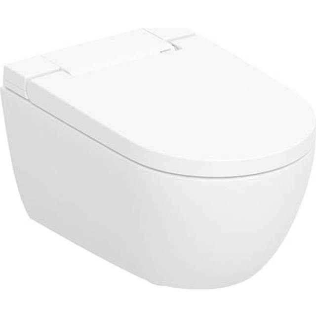 Geberit AQUACLEAN hængetoiletskål/sæde 375x570x400mm brus t/indb