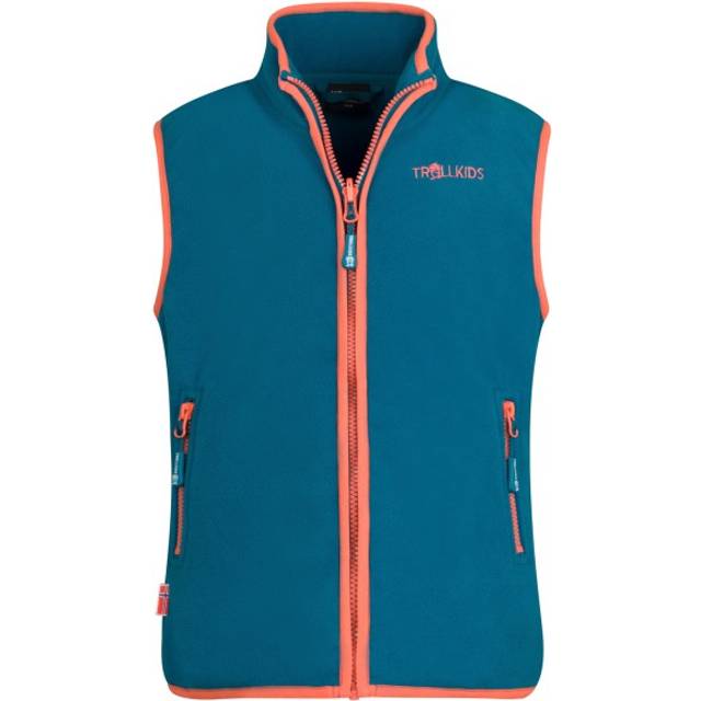 Trollkids Kid's Arendal Vest - Atlantic Blue