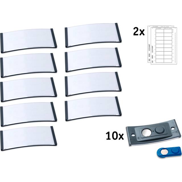 AVERY Zweckform Badgepoint polar30 Namensschilder 70x30mm 10 Schilder
