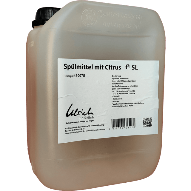 Ulrich Natürlich Ulrich Nat�rlich opvaskemiddel citrus