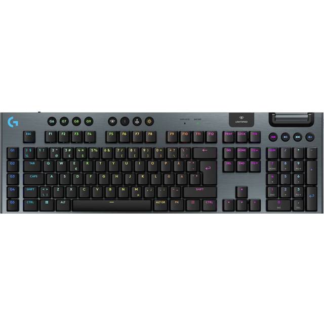 Logitech G G915 X Lightspeed GL Tactile Switch Nordic - Black