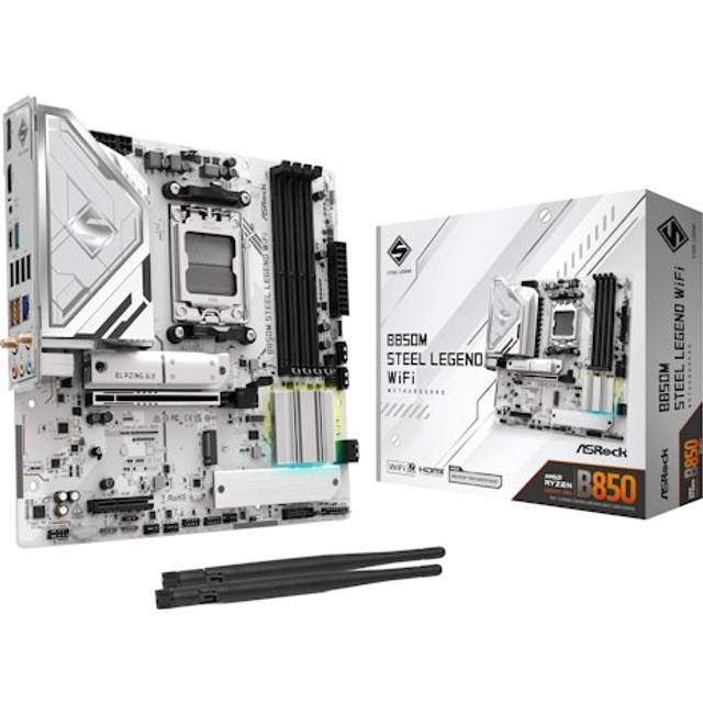 Asrock B850M Steel Legend WiFi Bundkort