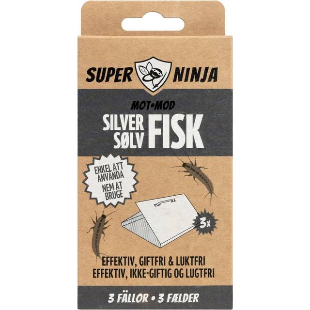 Sølvfiskefælde 3-pak