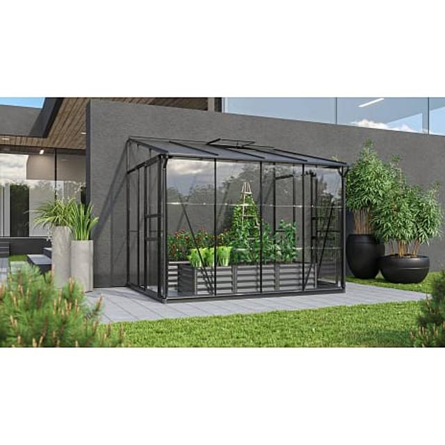 Vitavia Ida 5200 Vægdrivhus 3mm Hærdet Glas Aluminium Glas