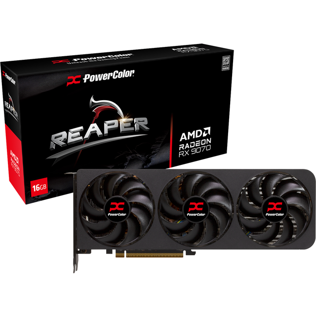 Powercolor Radeon RX 9070 Reaper 16GB GDDR6 RAM Grafikkort