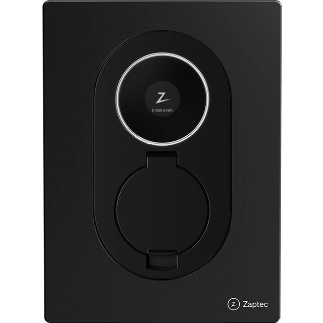 Zaptec Go 2 Ladeboks Sort 22kW 3-faset