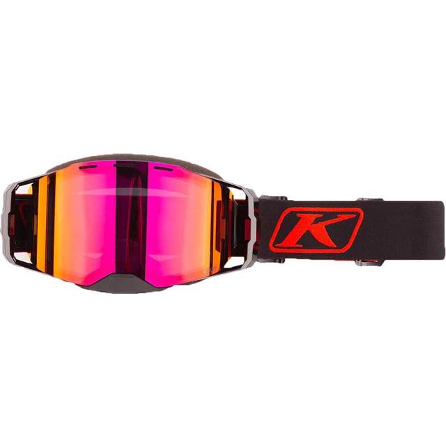 Klim Snescooterbriller Edge Tint Focus Sort Ildfarvet Rød