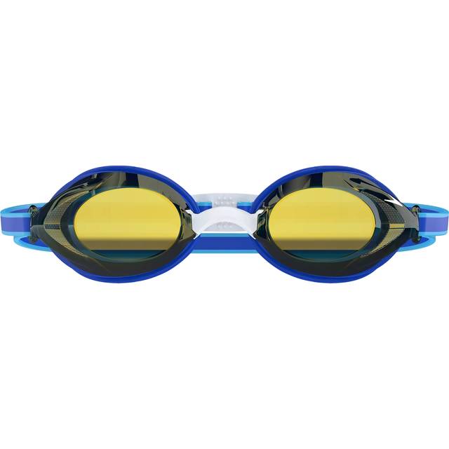 Speedo Konkurrence Svømmebriller Til Børn 6-14 Vanquisher 3.0 Mirrored Blå/Guld
