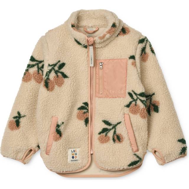 Liewood Nolan Pile Jacket - Peach/Sea Shell (LW19877-1542)