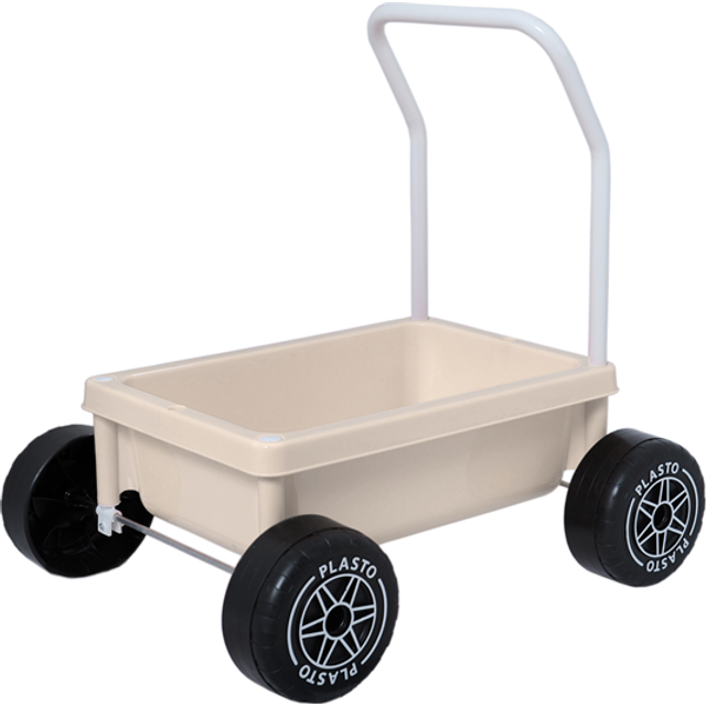 Plasto Soft Neutrals Gåvogn Til Børn