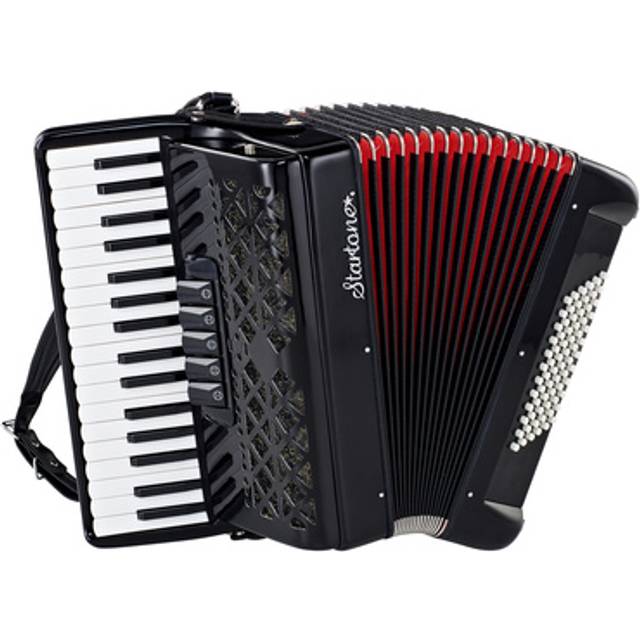 Startone Piano Accordion 72 Black MKII