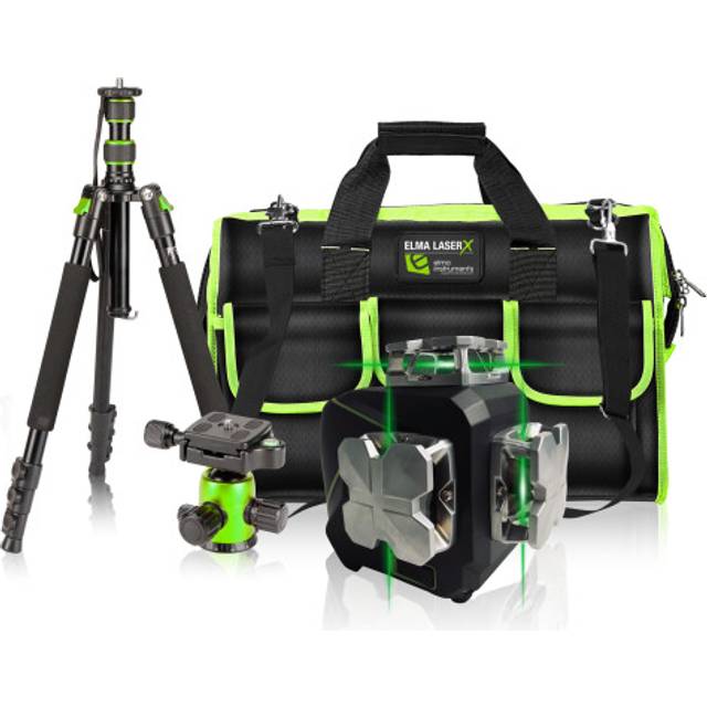 Elma Laser X360-3 Kit Linjelaser Sæt Med Trefod Og Taske