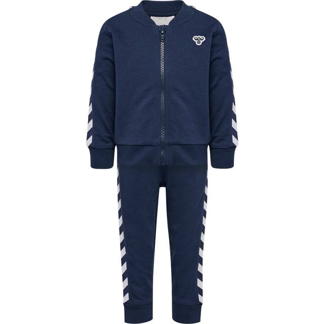 Hummel Joggingdragt - Natblå/Hvid