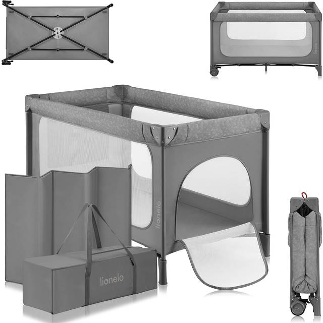 Lionelo Jasmin Easy Fold Weekendseng Grey Stone