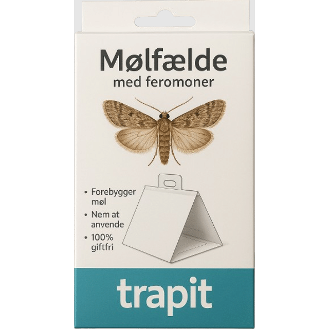 Trapit Mølfælde med Feromon