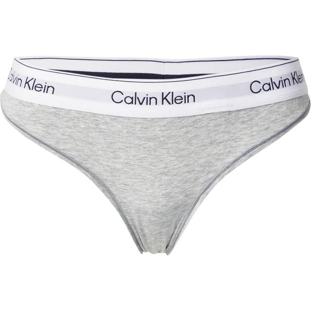 Calvin Klein Icon Cotton Modal Thong Grey Heather