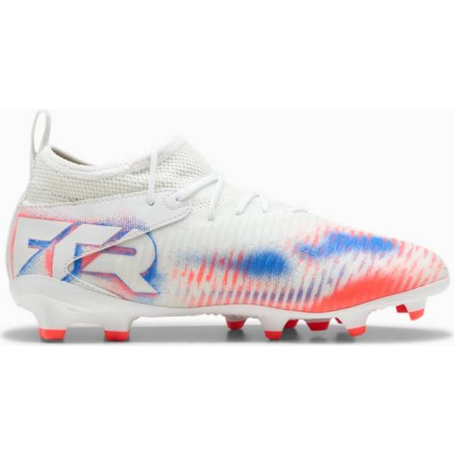 Puma Future 8 Match FG Ag Football Boots Youth - Hvid/Sort/Rød