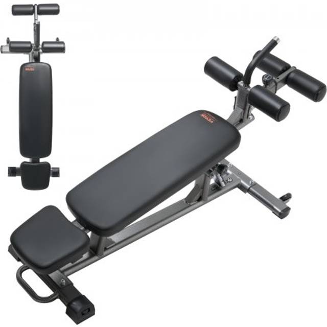 VEVOR Sit Up Bænk Decline Ab Bænk Med Reverse Crunch