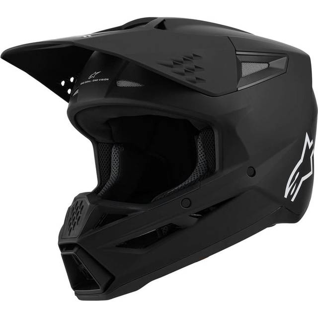 Alpinestars Crosshjelm SM3 Solid - Sort Mat