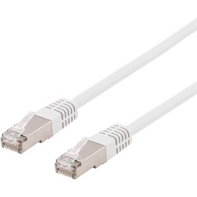 Deltaco Netværkskabel Cat6 SFTP 20 m Hvid 20m