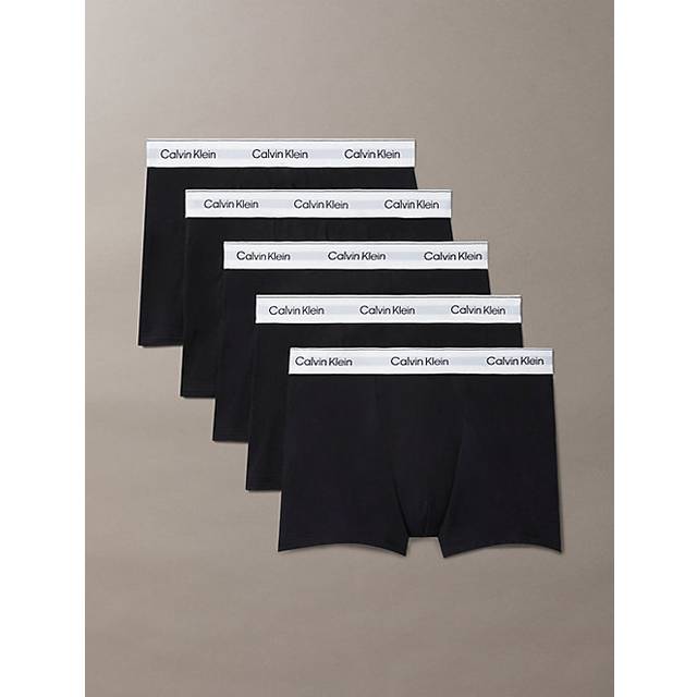 Calvin Klein Trunks Icon Cotton Stretch Boksershorts - Black