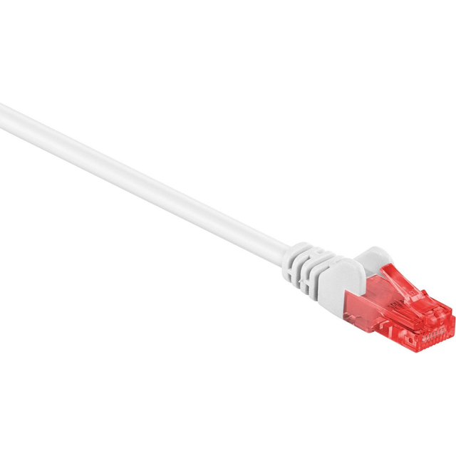 Goobay Netværkskabel CAT 6 UUTP CCA 10m Hvid 10m