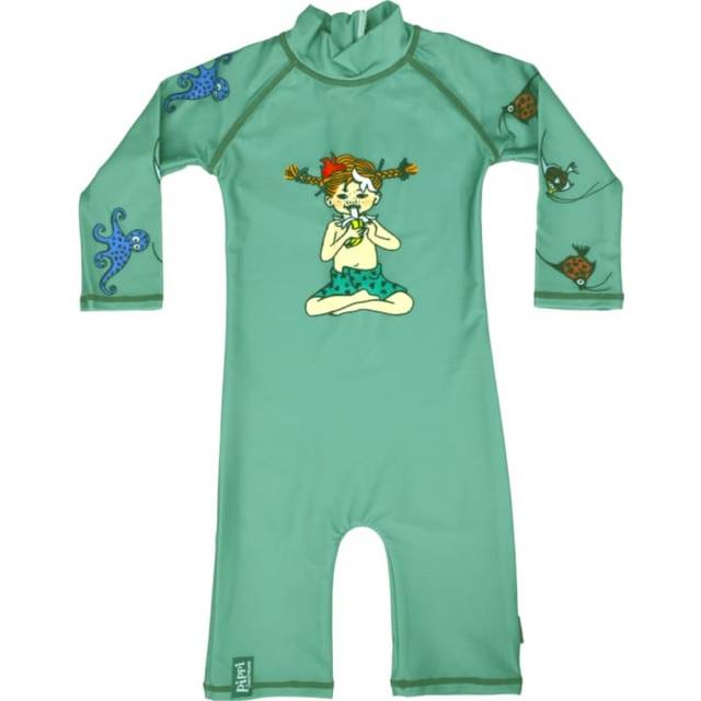 Swimpy UV-Dragt Pippi Sydhavet Grøn