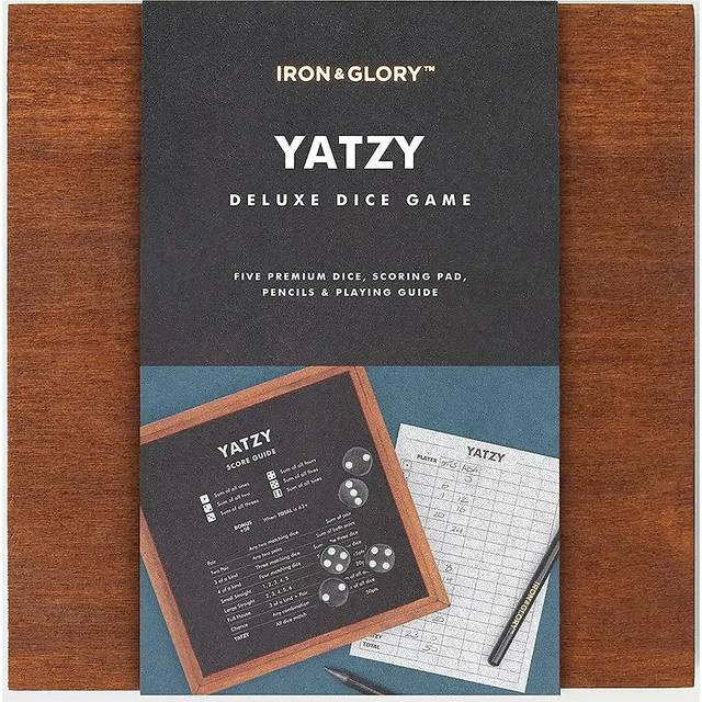 Iron & Glory Træspil Yatzy Brown