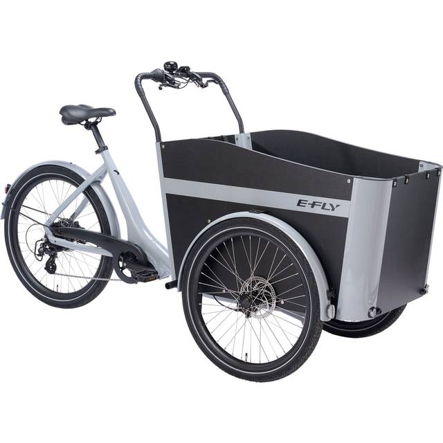 E-Fly Fly Cargo Baghjulsmotor Ladcykel Steel Grey