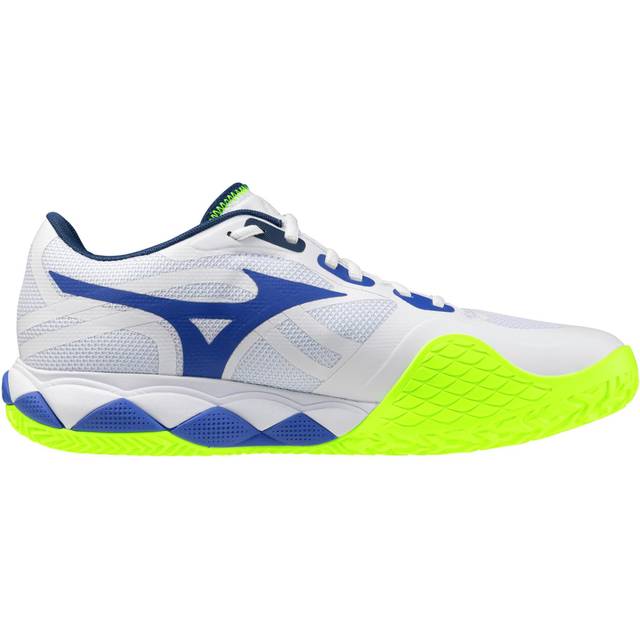 Mizuno Wave Enforce Tour 2 Clay Tennissko - Hvid/Blå/Gul