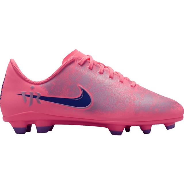 Nike Mercurial Vapor 16 Club MG Vini Jr Low Top Fodboldstøvler - Pink/Blå