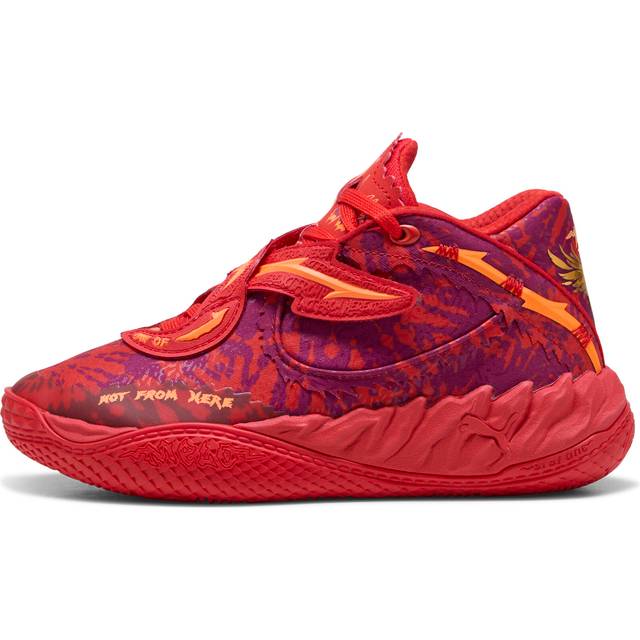 Puma MB.05 Crowd Surf Basketball Shoes - Red/Magenta Gleam/Orange
