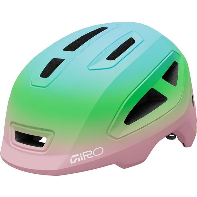 Giro Scamp 2 Mips Børnehjelm Matte Teal Pink Towers