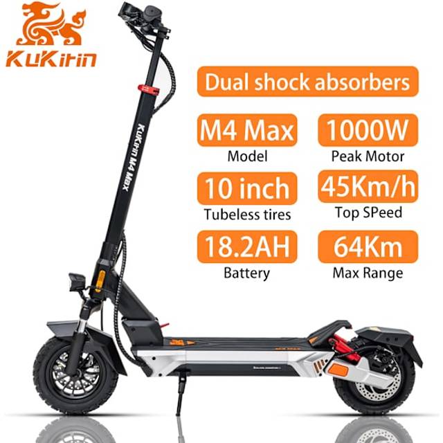 Kukirin M4 Max Terræn El-løbehjul 800W