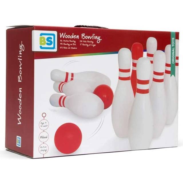 Buitenspeel Bowlingsæt i Træ