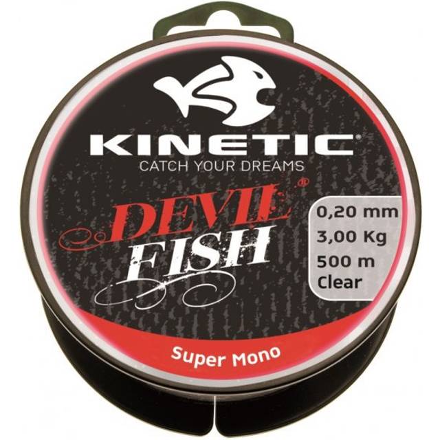 Kinetic Devilfish Super Mono Clear 0.25mm 500m