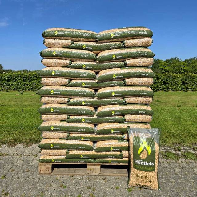 Heatlets Premium Træpiller 6mm 10kg/900kg