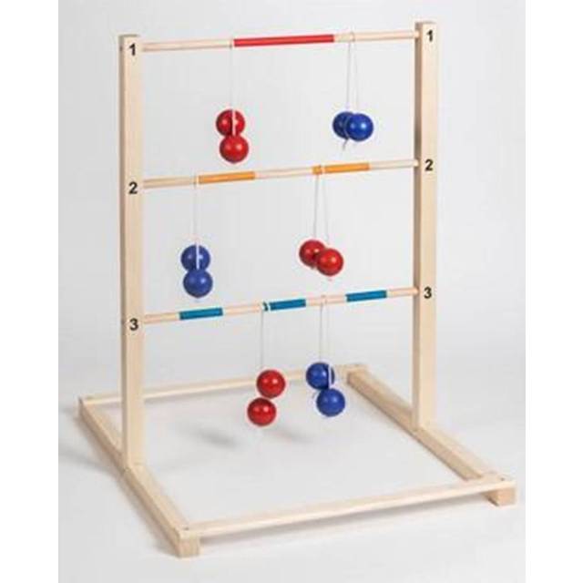 Stigegolf i Træ med 6 Bolde