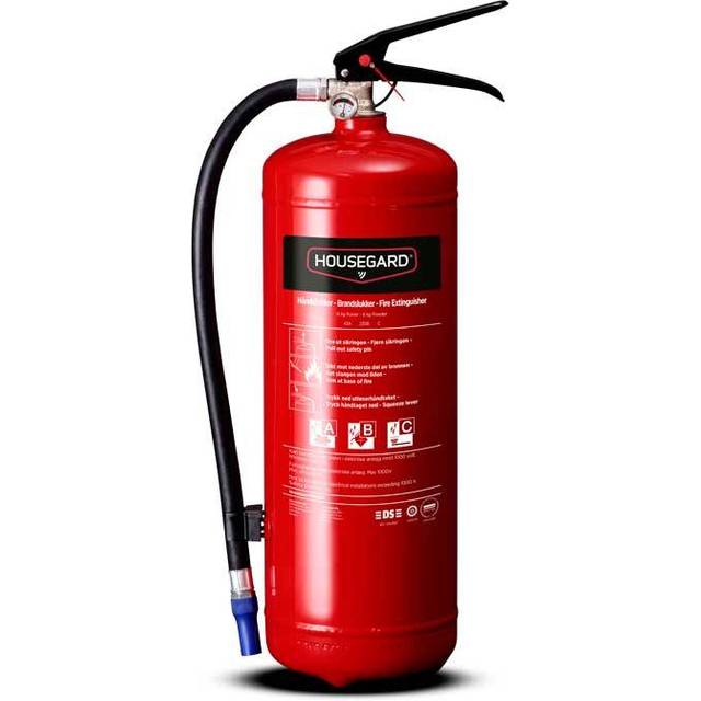 Housegard Fire Extinguisher Powder 6kg Red